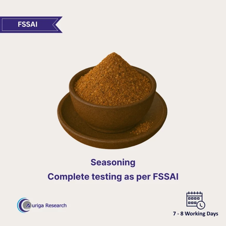 Seasoning Testing