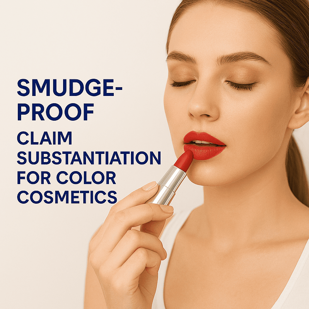 SMUDGE PROOF CLAIM SUBSTANTIATION FOR COLOR COSMETICS