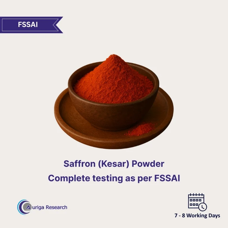 Saffron (Kesar) Powder Testing