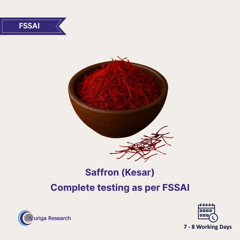 Saffron (Kesar) Testing