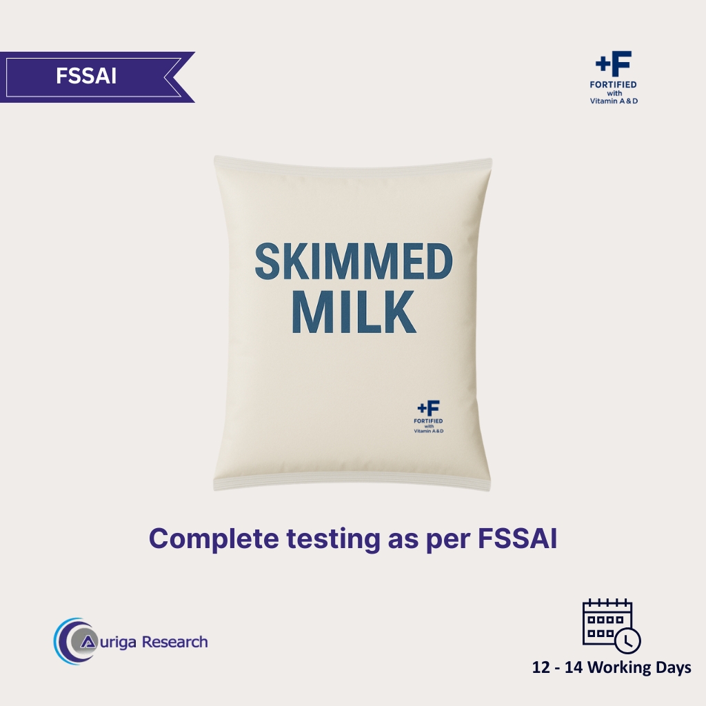 Skimmed Milk Fortified Testing