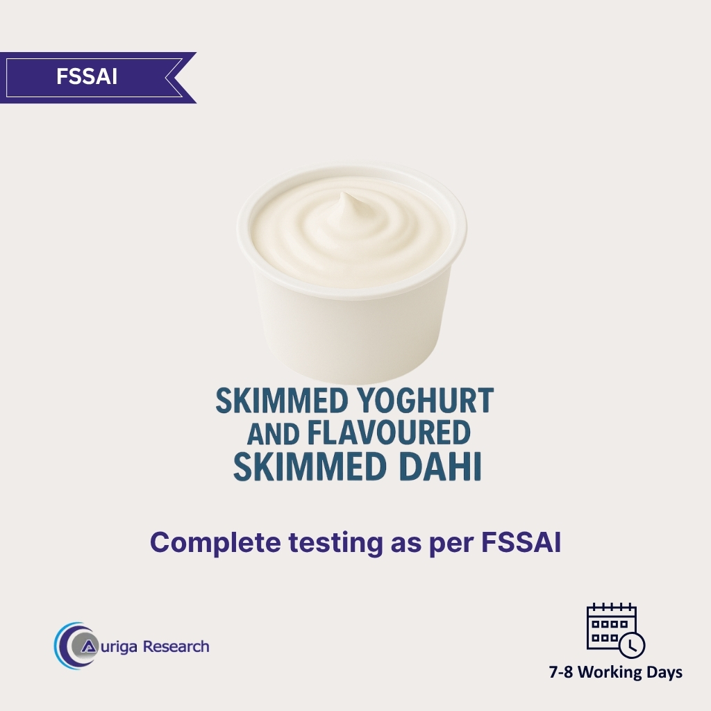 Skimmed Yoghurt and Flavoured Skimmed Dahi Testing