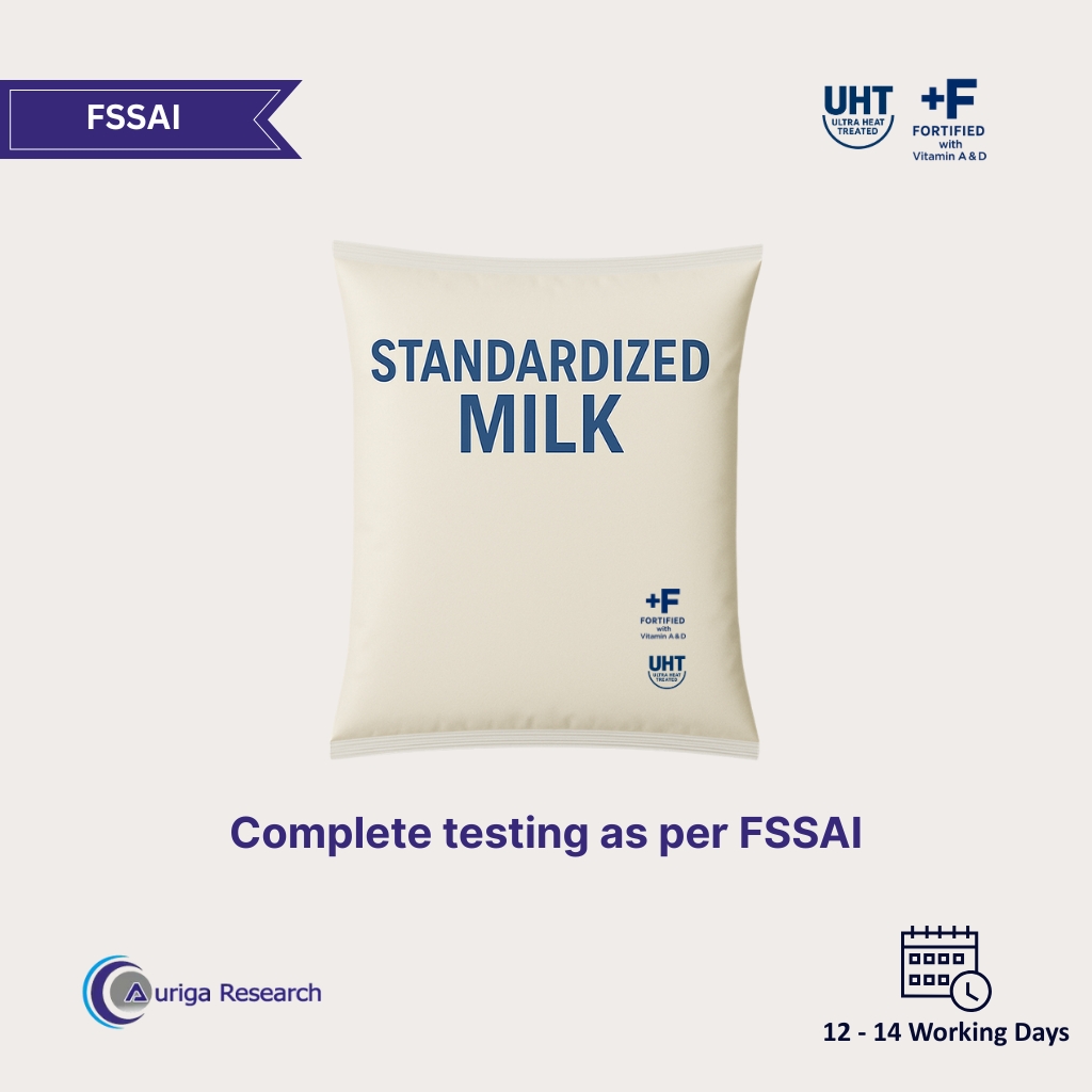 Standardized Milk UHT Fortified Testing