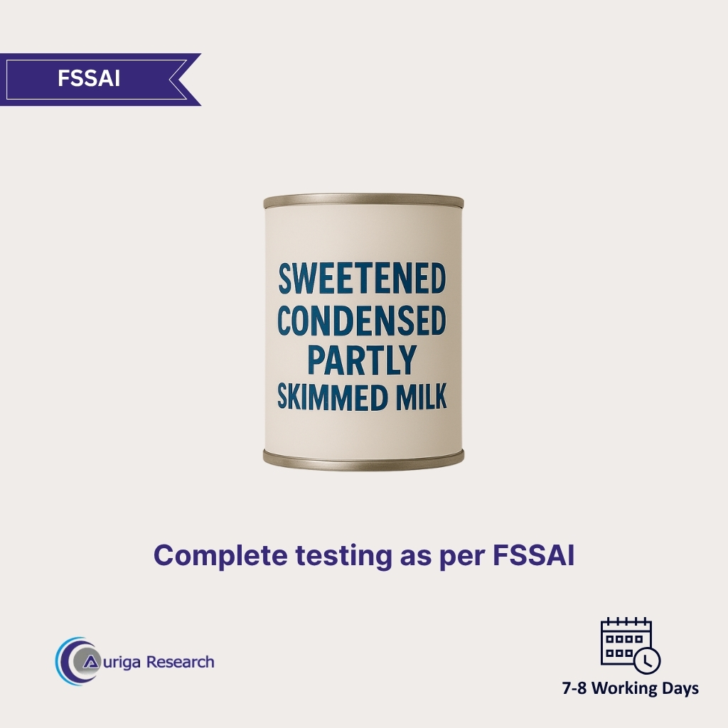 Sweetened Condensed Partly Skimmed Milk Testing