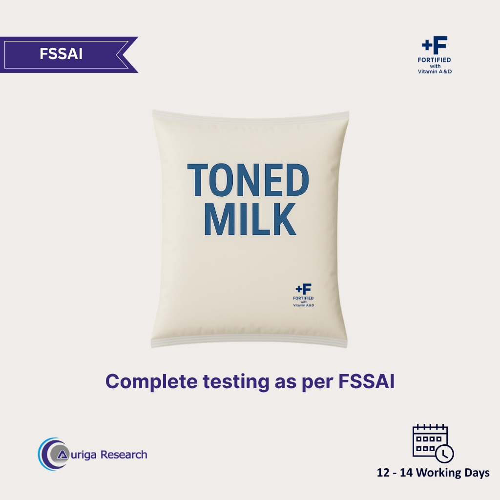 Toned Milk Fortified Testing