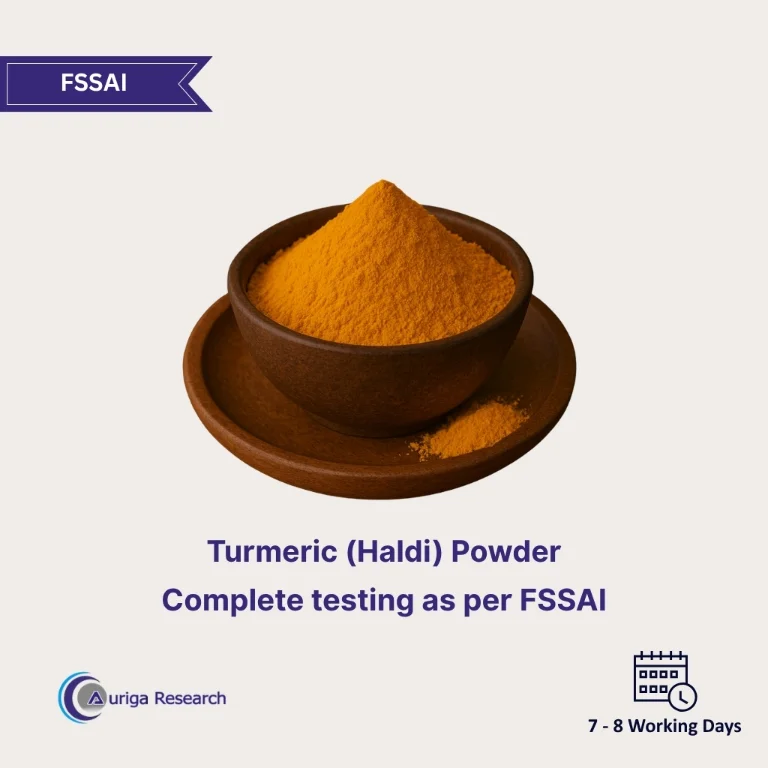 Turmeric (Haldi) Powder Testing