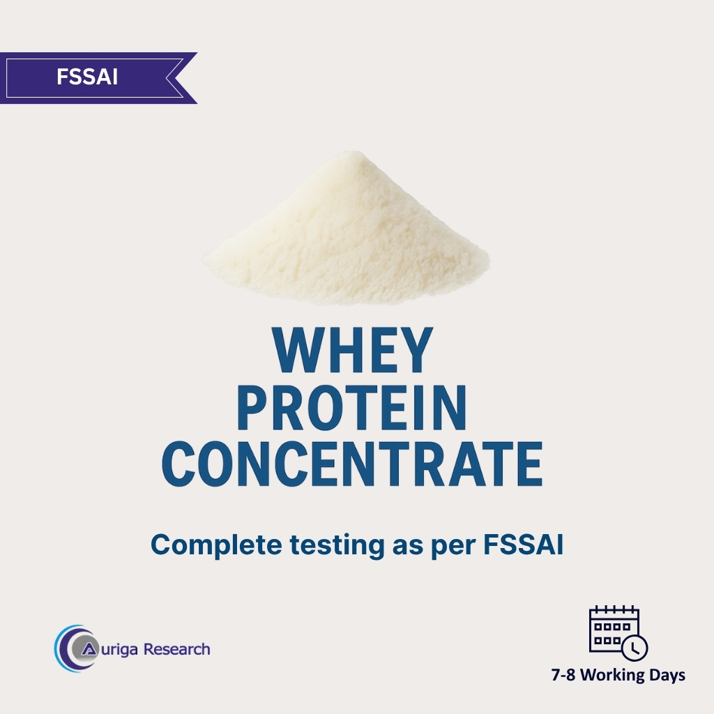 Whey Protein Concentrate Testing