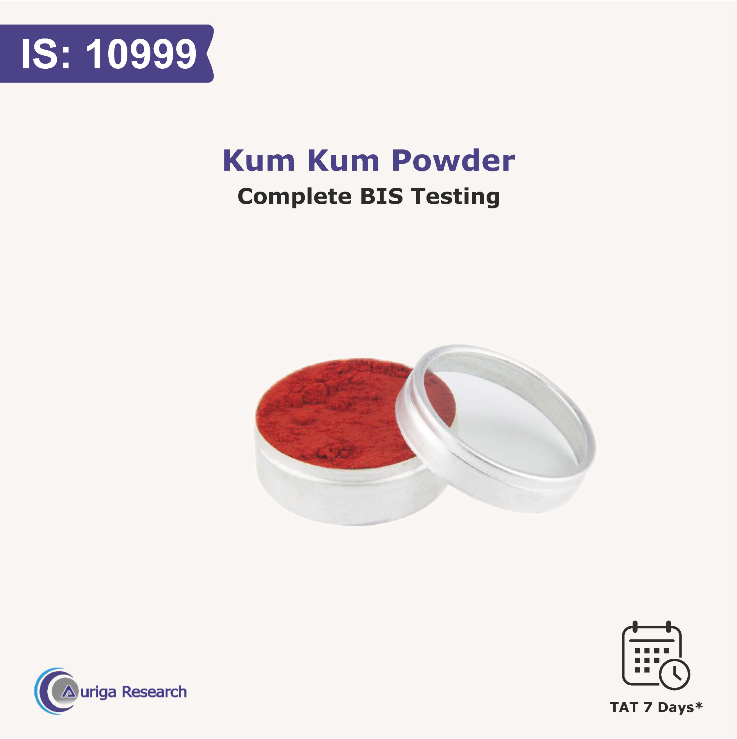 KUM KUM POWDER IS 10999:2021