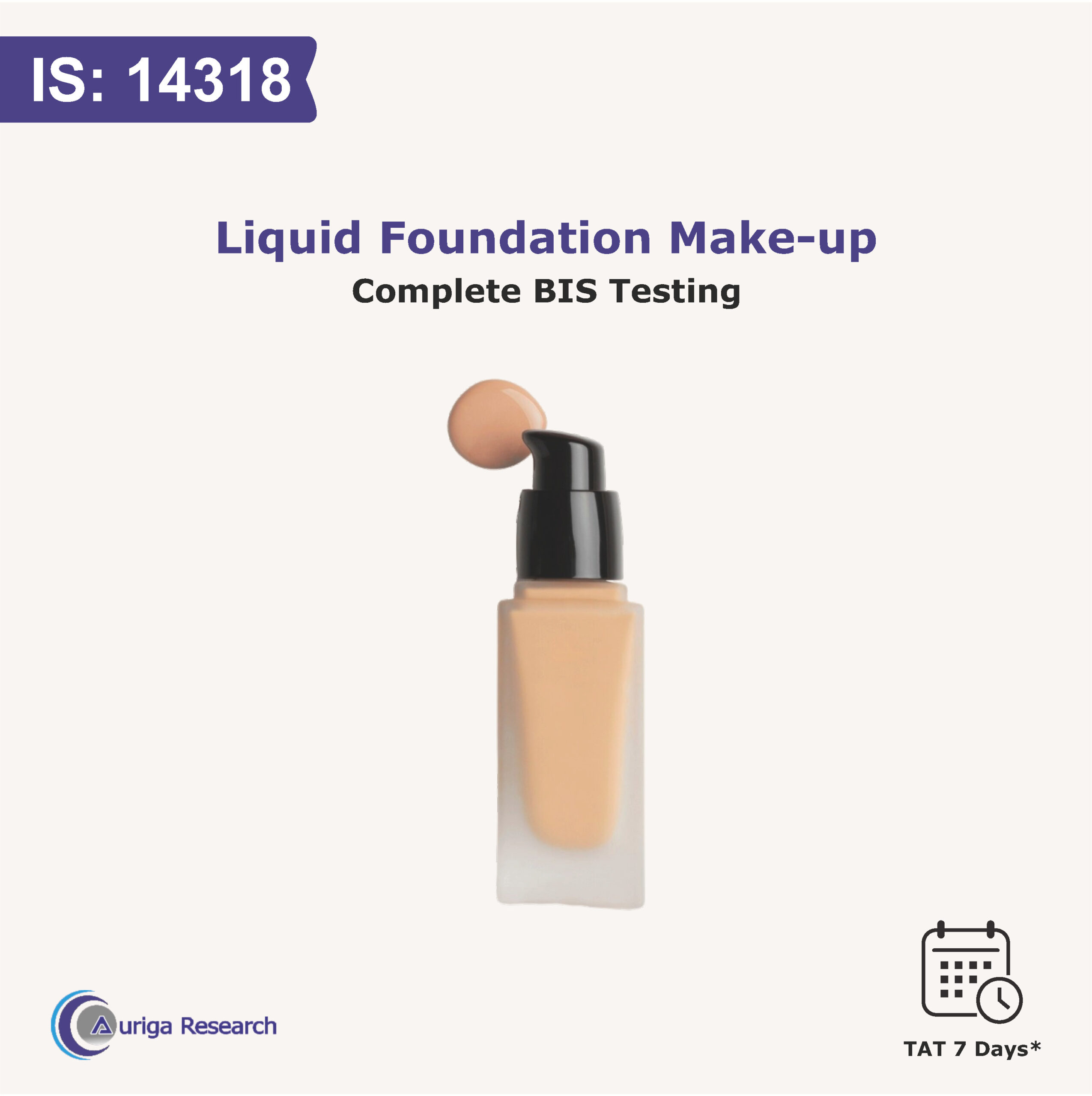 LIQUID FOUNDATION MAKE-UP IS 14318:1996