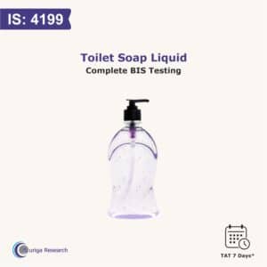TOILET SOAP LIQUID  IS 4199 : 2001